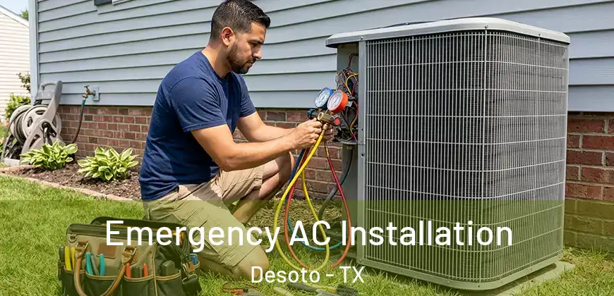 Emergency AC Installation Desoto - TX
