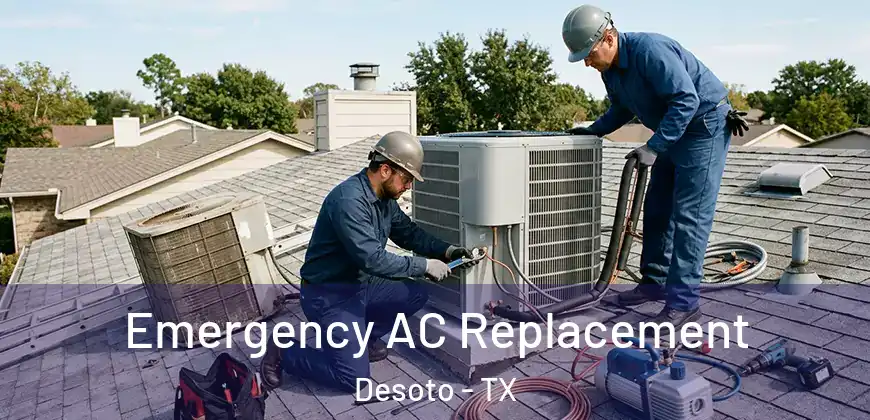 Emergency AC Replacement Desoto - TX