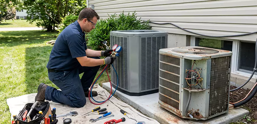 Seasonal AC Checkup in Desoto